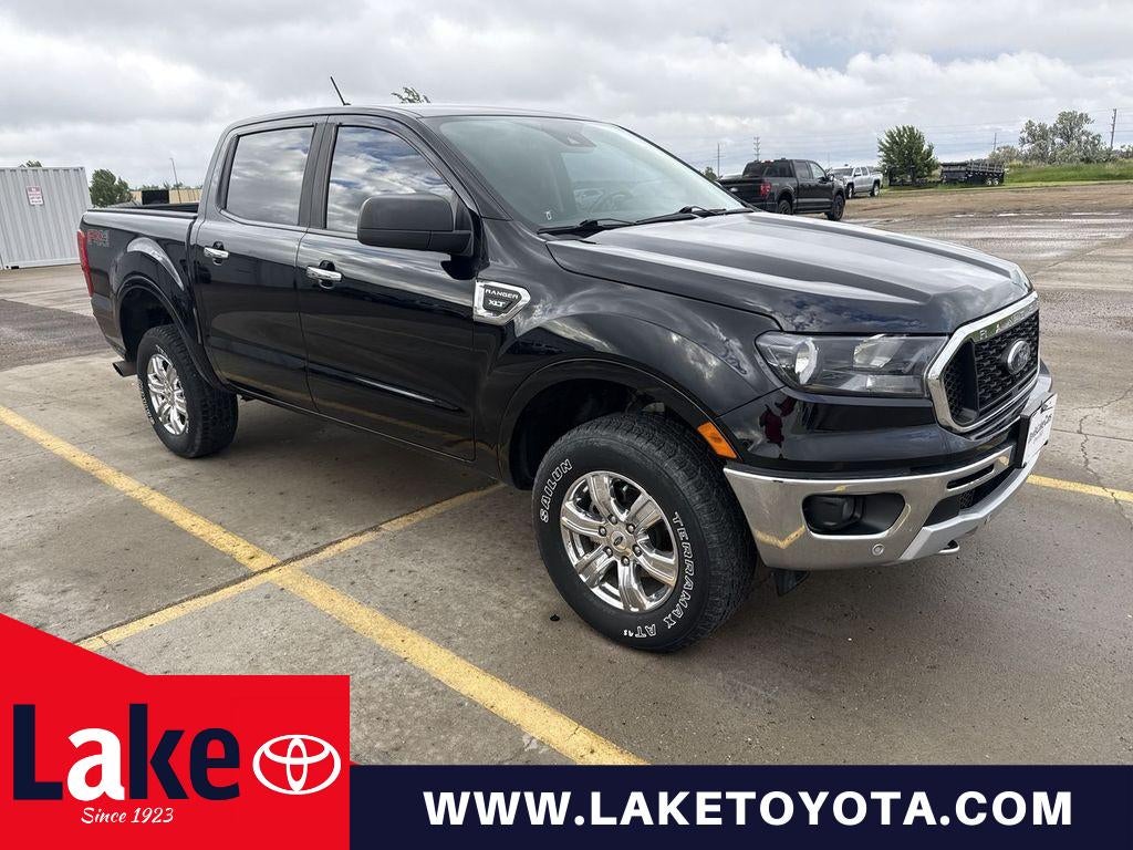 2019 Ford Ranger Base in Black — front three-quarter view