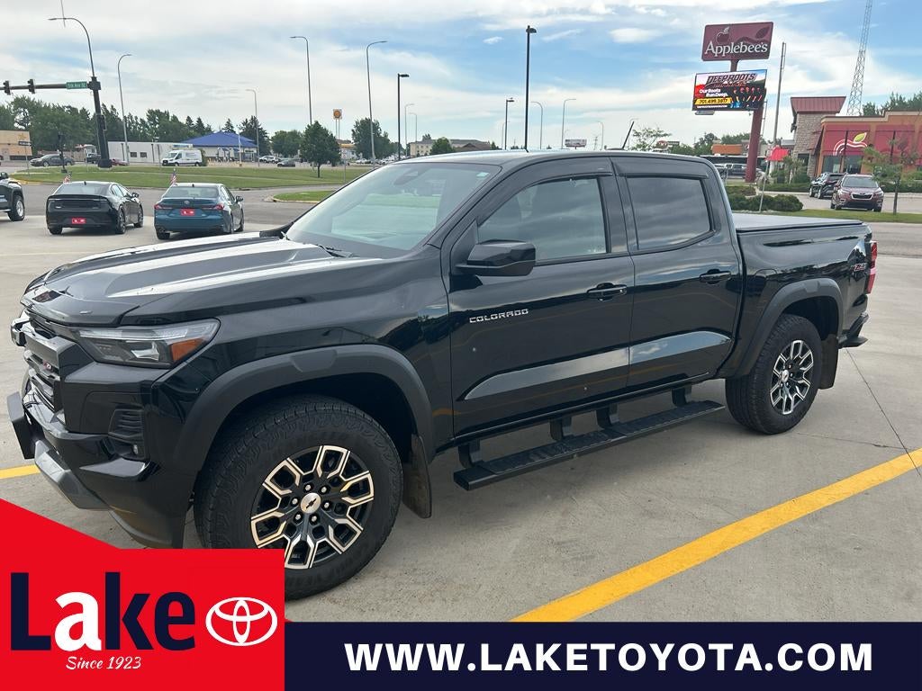 2024 Chevrolet Colorado 4WD Z71 in Black — front three-quarter view