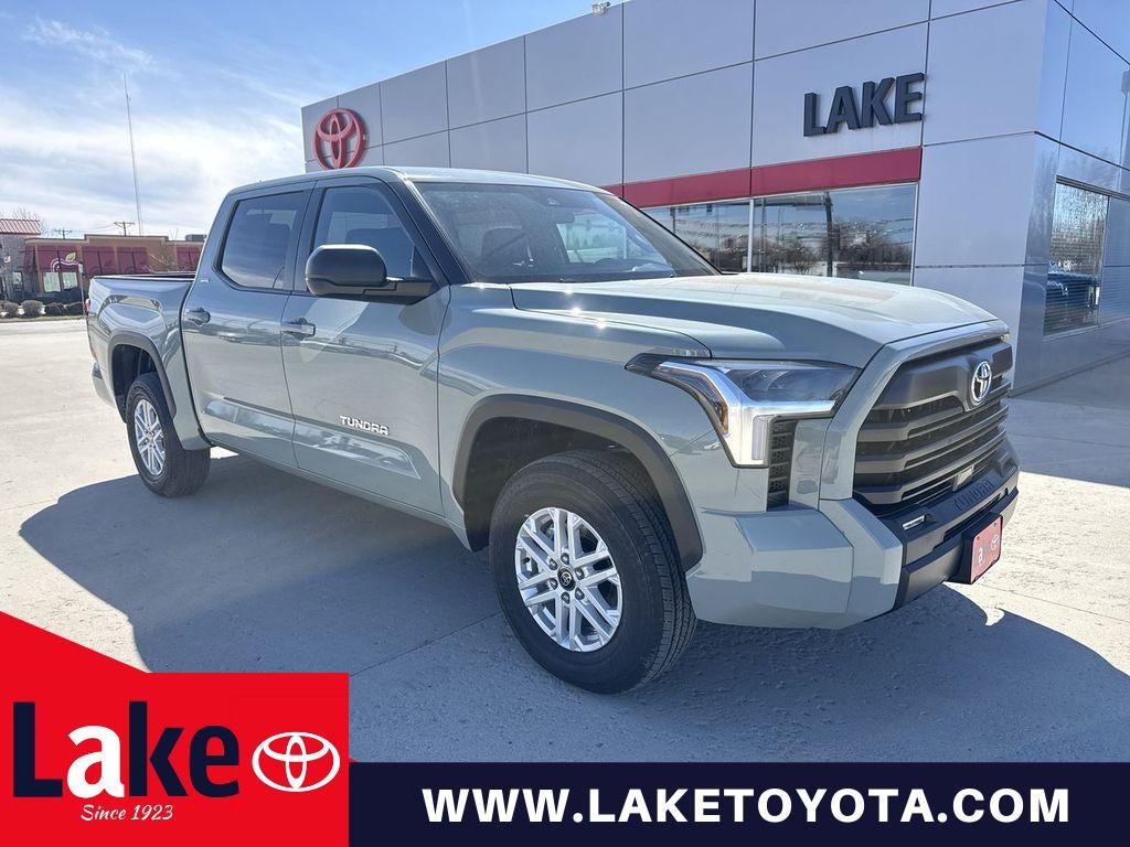 2026 Toyota Tundra SR5 in Lunar Rock — front three-quarter view